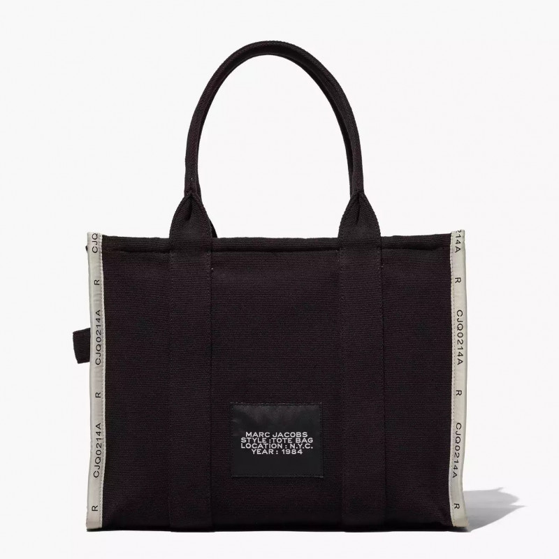 Велика сумка-шопер Marc Jacobs The Jacquard Large Tote Bag Black