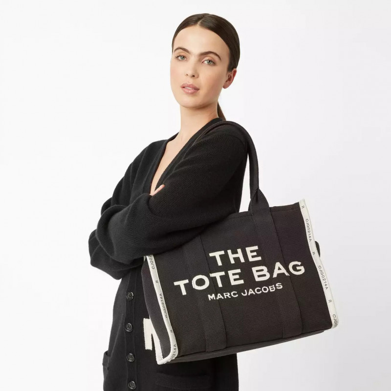 Велика сумка-шопер Marc Jacobs The Jacquard Large Tote Bag Black