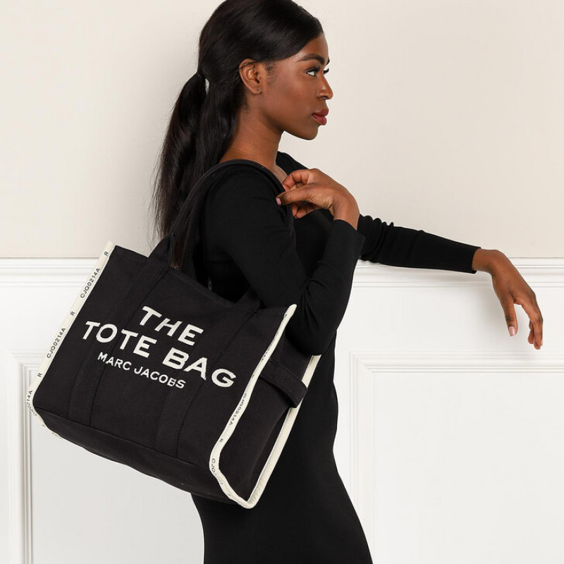 Велика сумка-шопер Marc Jacobs The Jacquard Large Tote Bag Black