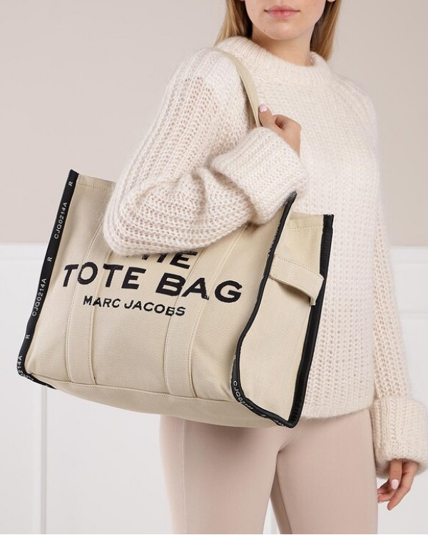 Шопер Marc Jacobs The Jacquard Large Tote Bag Warm Sand