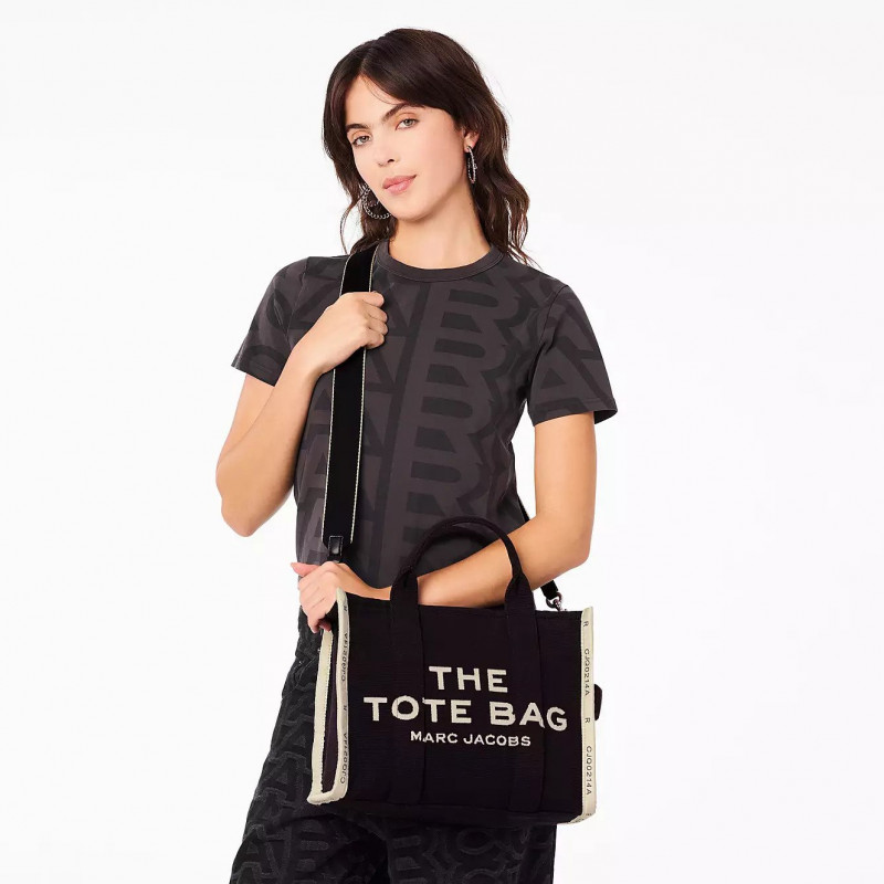 Жіноча сумка Marc Jacobs The Jacquard Medium Tote Bag Black
