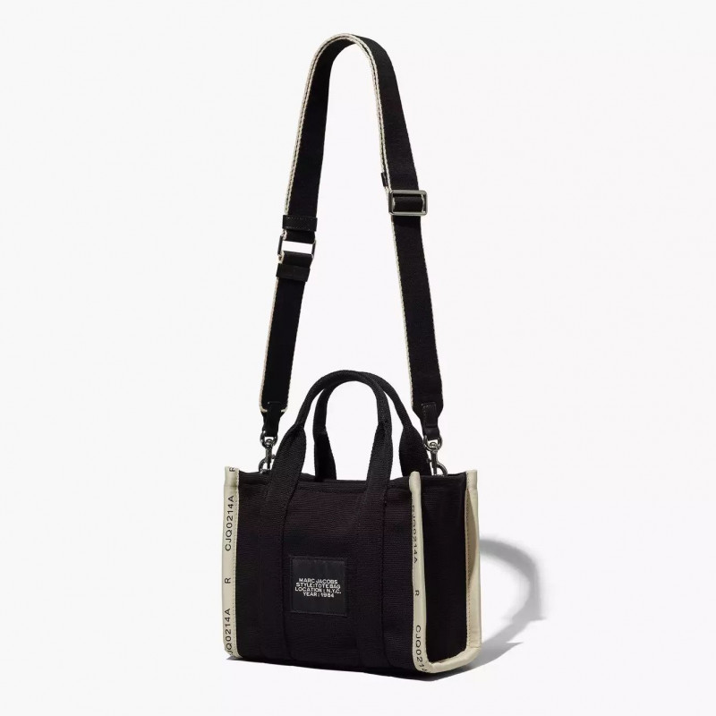 Жаккардова сумка Marc Jacobs The Jacquard Small Tote Bag Black