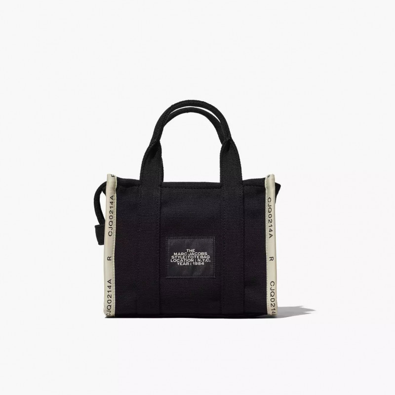 Жаккардова сумка Marc Jacobs The Jacquard Small Tote Bag Black