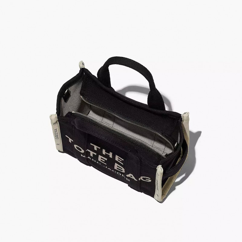 Жаккардова сумка Marc Jacobs The Jacquard Small Tote Bag Black
