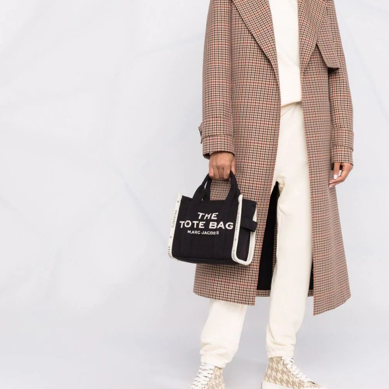 Жаккардова сумка Marc Jacobs The Jacquard Small Tote Bag Black