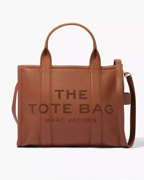 Сумка Marc Jacobs The Leather Medium Tote Bag Argan Oil