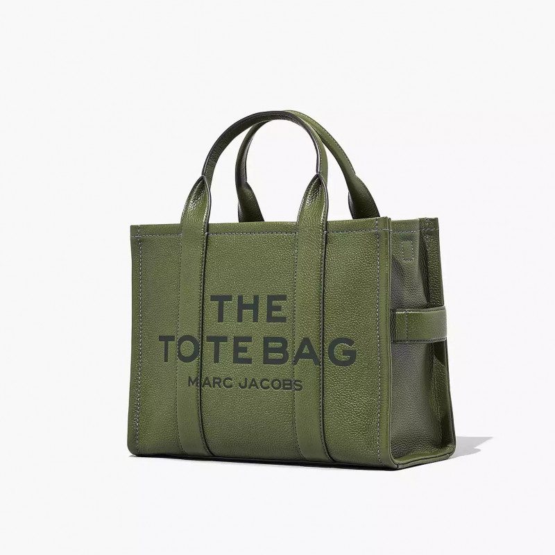 Сумка Marc Jacobs The Leather Medium Tote Bag Bronze Green