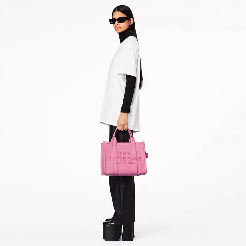 Сумка Marc Jacobs The Leather Medium Tote Bag Candy Pink