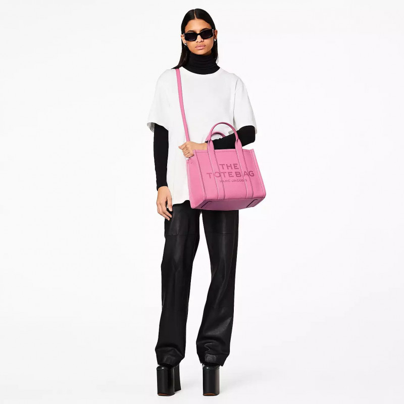 Сумка Marc Jacobs The Leather Medium Tote Bag Candy Pink