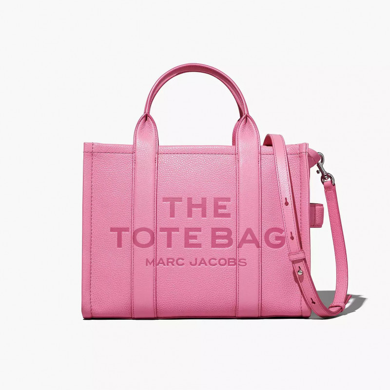 Сумка Marc Jacobs The Leather Medium Tote Bag Candy Pink