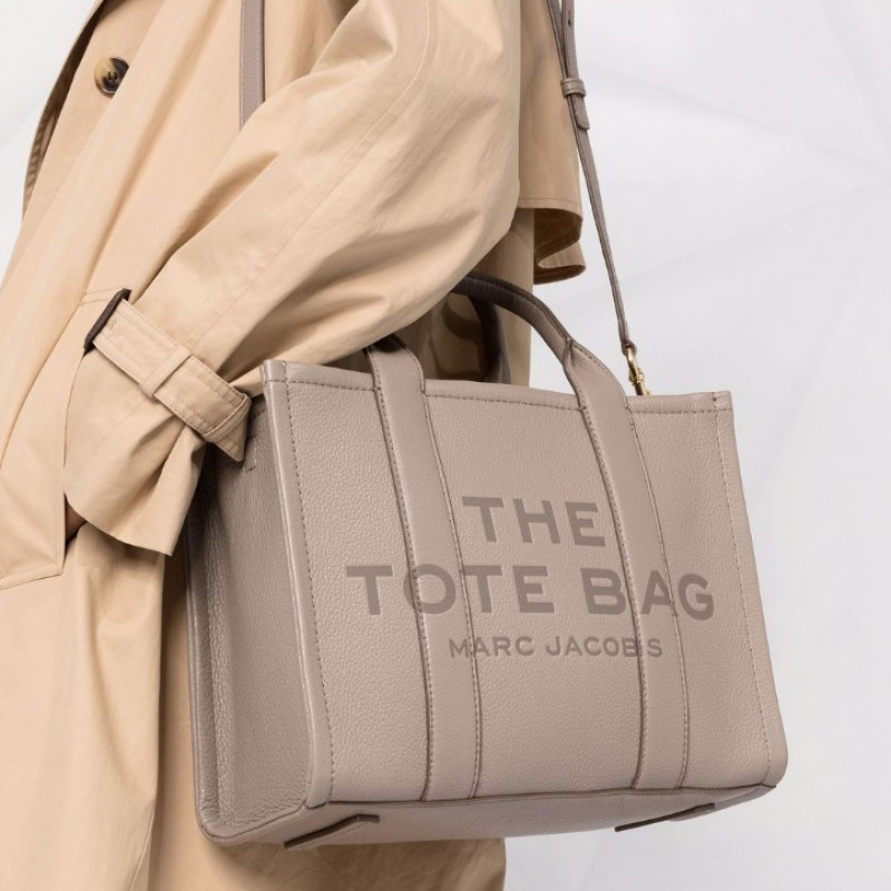 Сумка Marc Jacobs The Leather Medium Tote Bag Cement