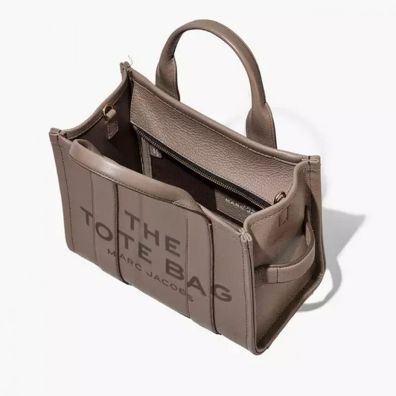 Сумка Marc Jacobs The Leather Medium Tote Bag Cement