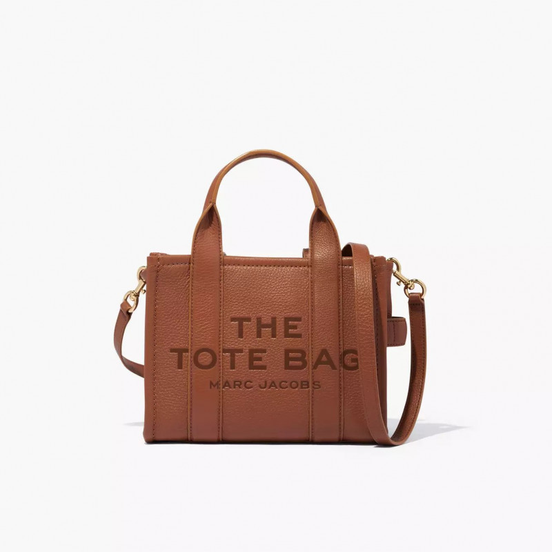 Сумка Marc Jacobs The Leather Small Tote Bag Argan Oil