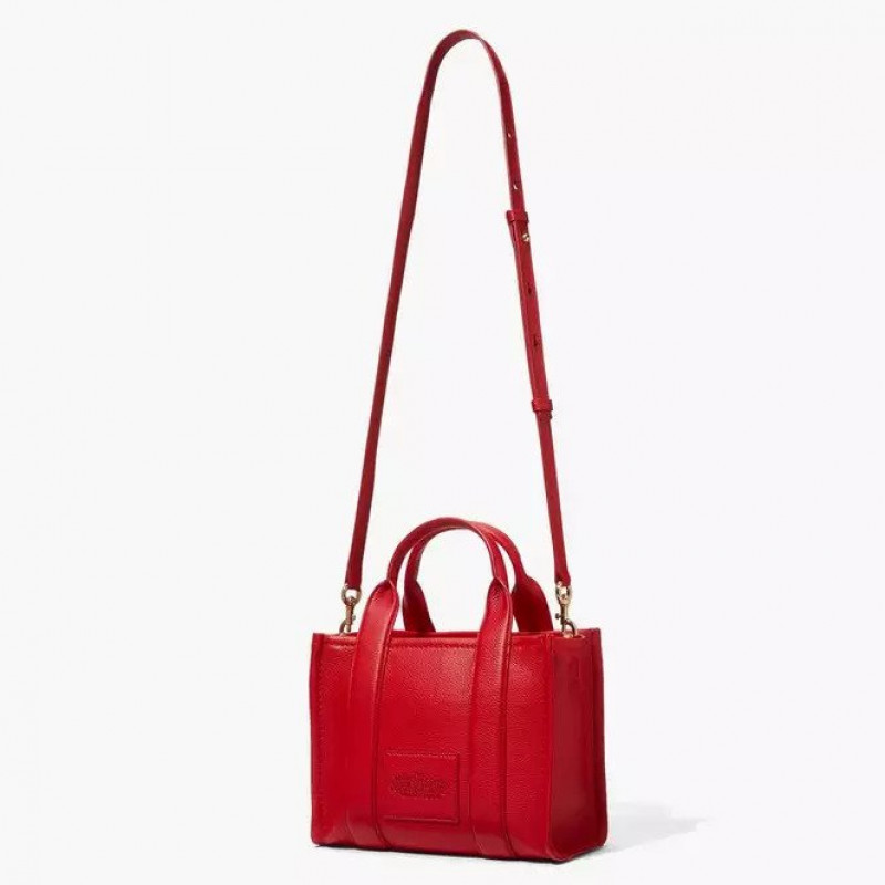 Сумка Marc Jacobs The Leather Small Tote Bag True Red