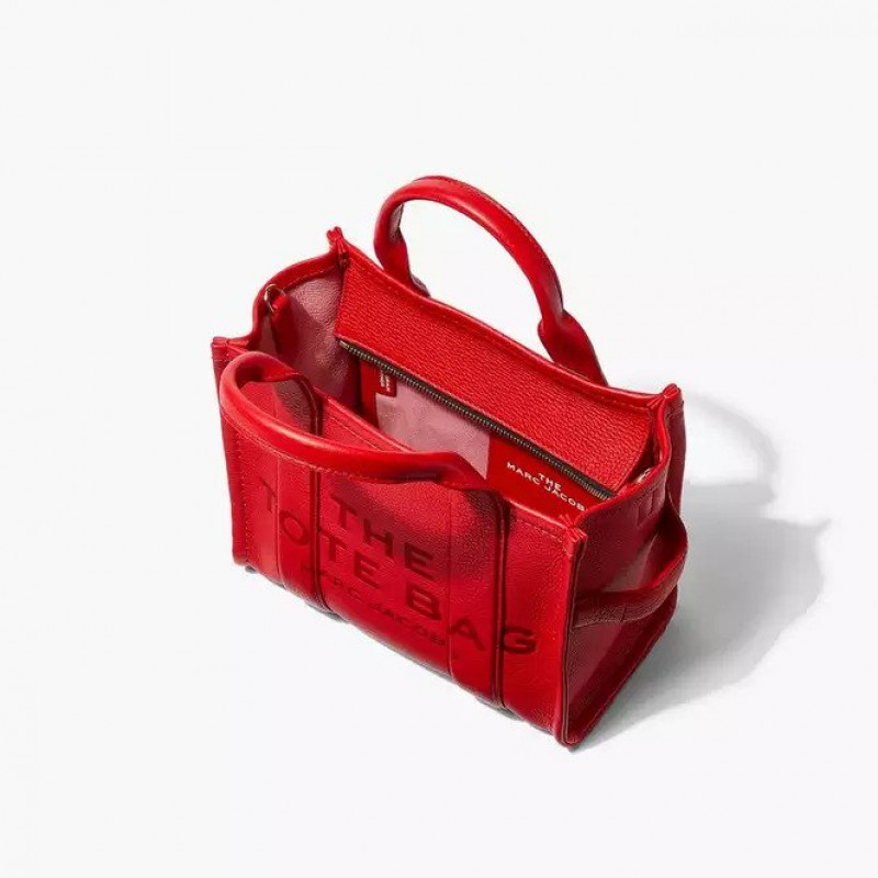 Сумка Marc Jacobs The Leather Small Tote Bag True Red