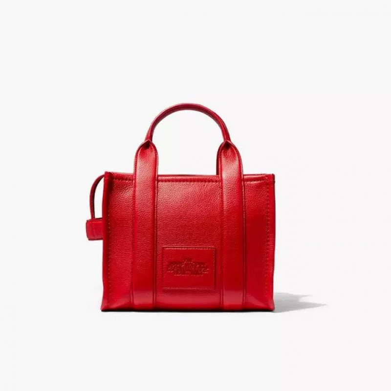 Сумка Marc Jacobs The Leather Small Tote Bag True Red