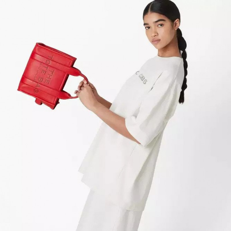 Сумка Marc Jacobs The Leather Small Tote Bag True Red