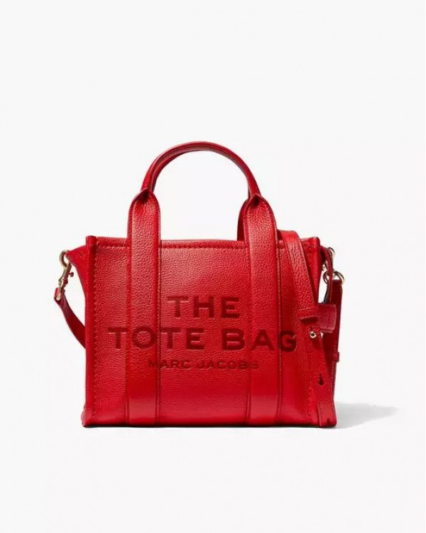 Сумка Marc Jacobs The Leather Small Tote Bag True Red