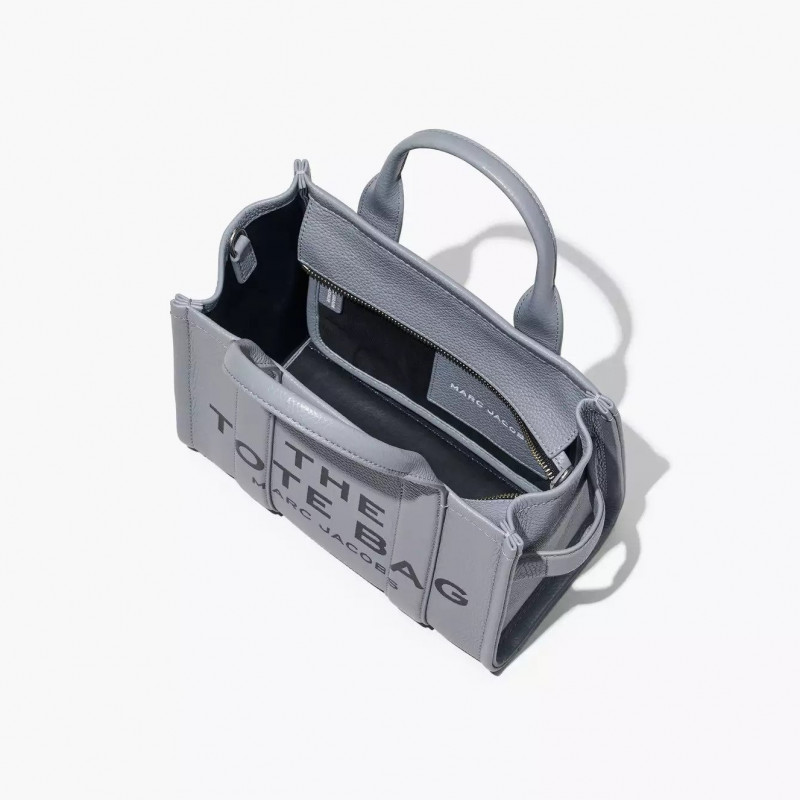 Сумка Marc Jacobs The Leather Small Tote Bag Wolf Grey