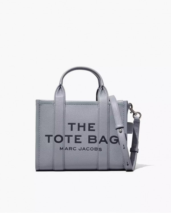 Сумка Marc Jacobs The Leather Small Tote Bag Wolf Grey