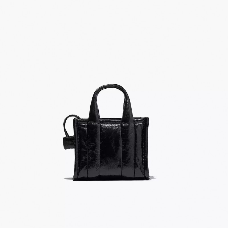 Сумка Marc Jacobs The Shiny Crinkle Mini Tote Bag Black