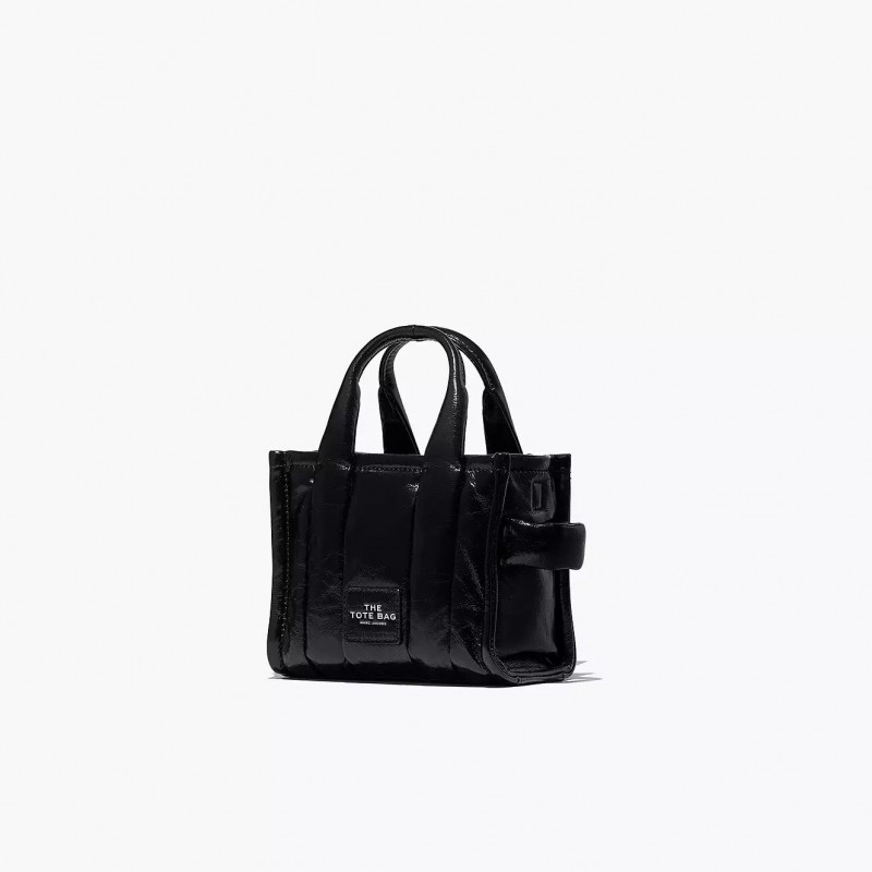 Сумка Marc Jacobs The Shiny Crinkle Mini Tote Bag Black