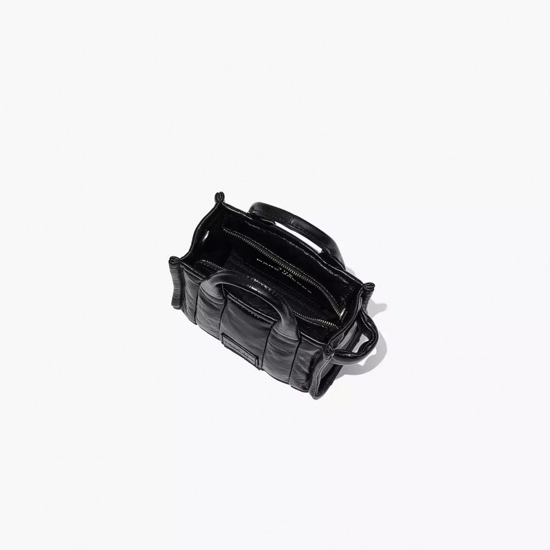Сумка Marc Jacobs The Shiny Crinkle Mini Tote Bag Black