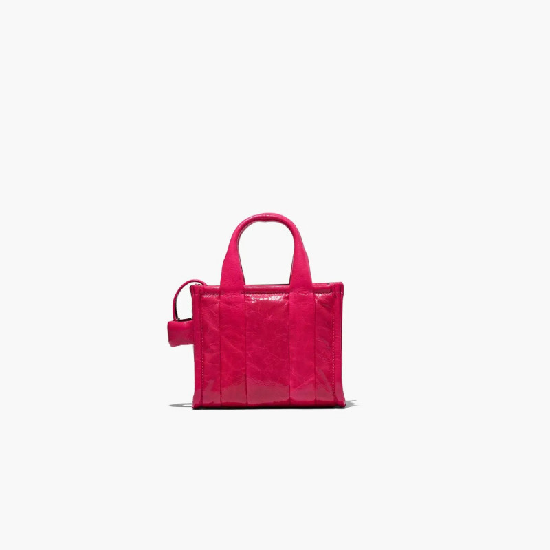 Сумка Marc Jacobs The Shiny Crinkle Mini Tote Bag Magenta
