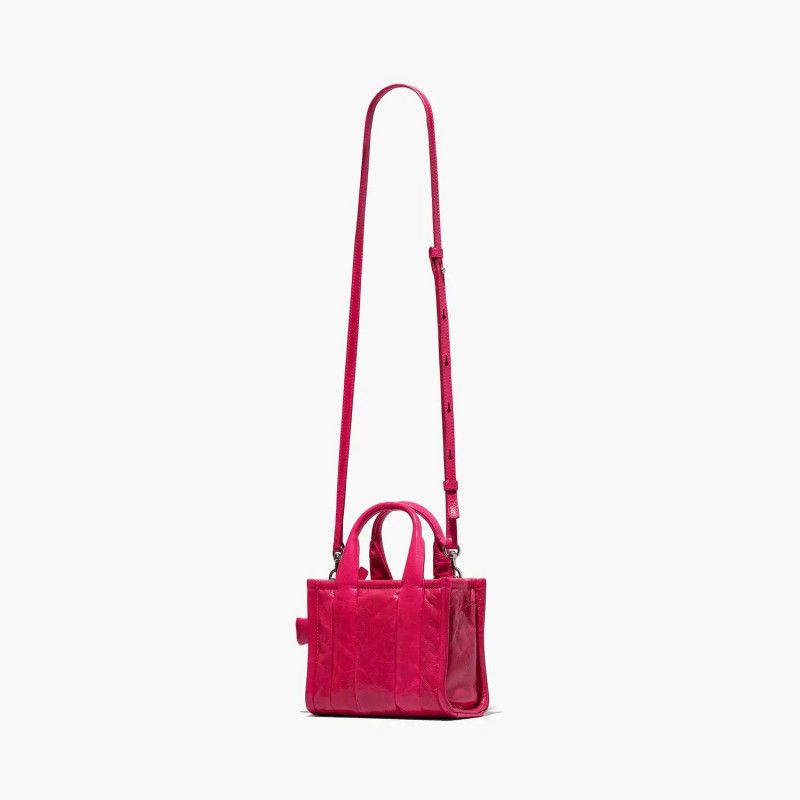 Сумка Marc Jacobs The Shiny Crinkle Mini Tote Bag Magenta