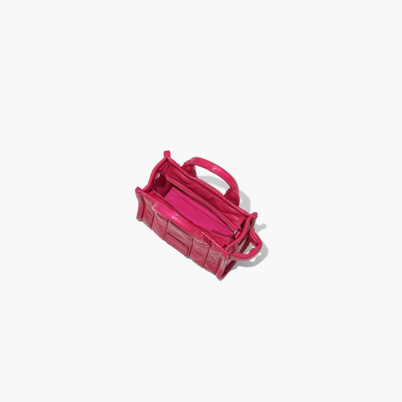 Сумка Marc Jacobs The Shiny Crinkle Mini Tote Bag Magenta