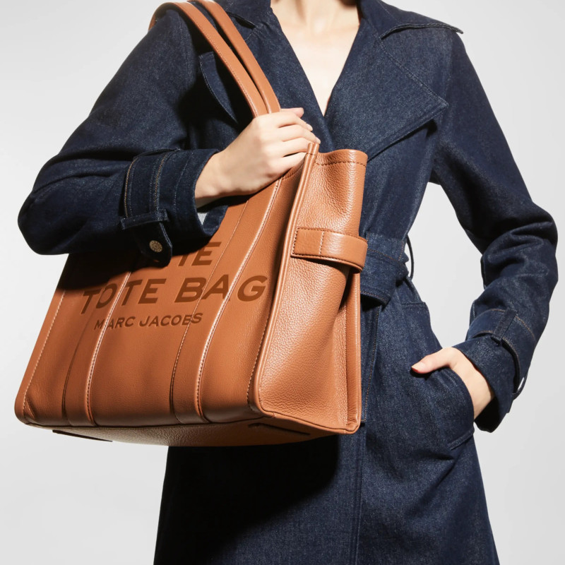 Сумка Marc Jacobs The Leather Large Tote Bag Argan Oil