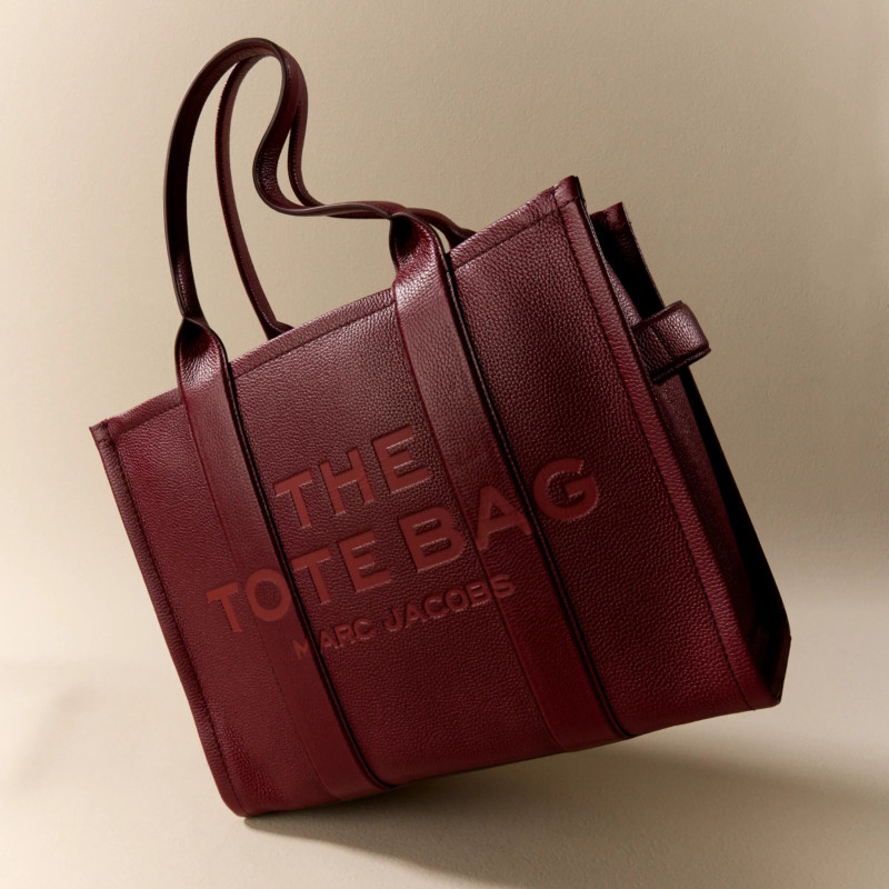 Сумка Marc Jacobs The Leather Large Tote Bag Cherry
