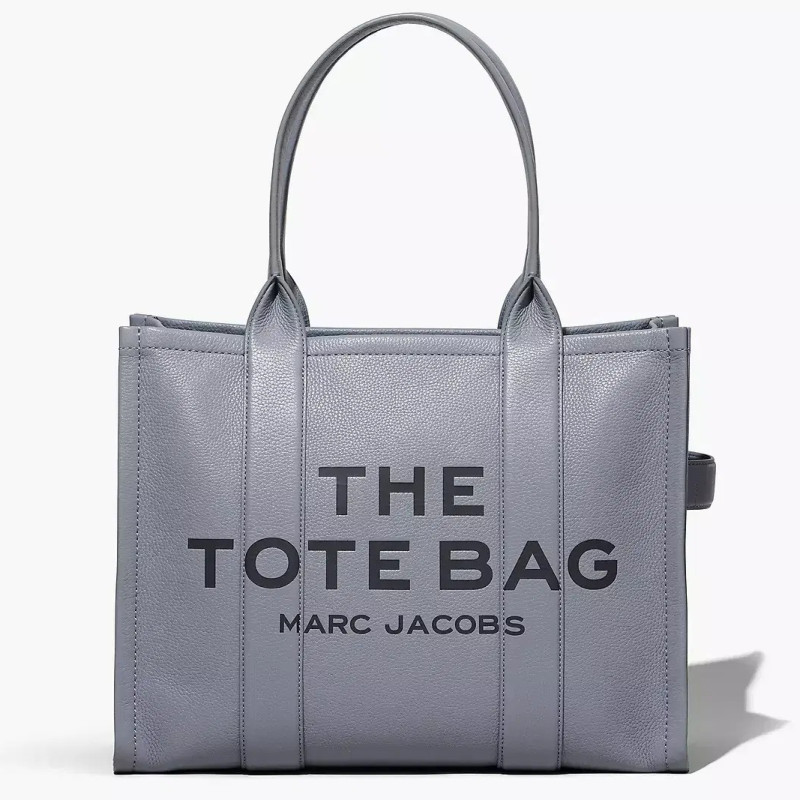 Сумка Marc Jacobs The Leather Large Tote Bag Wolf Grey