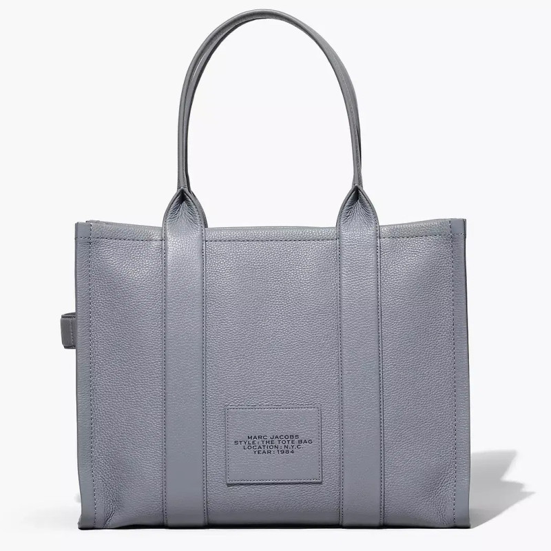 Сумка Marc Jacobs The Leather Large Tote Bag Wolf Grey