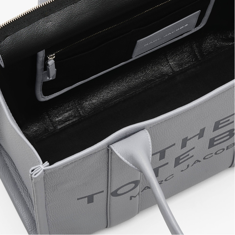 Сумка Marc Jacobs The Leather Large Tote Bag Wolf Grey