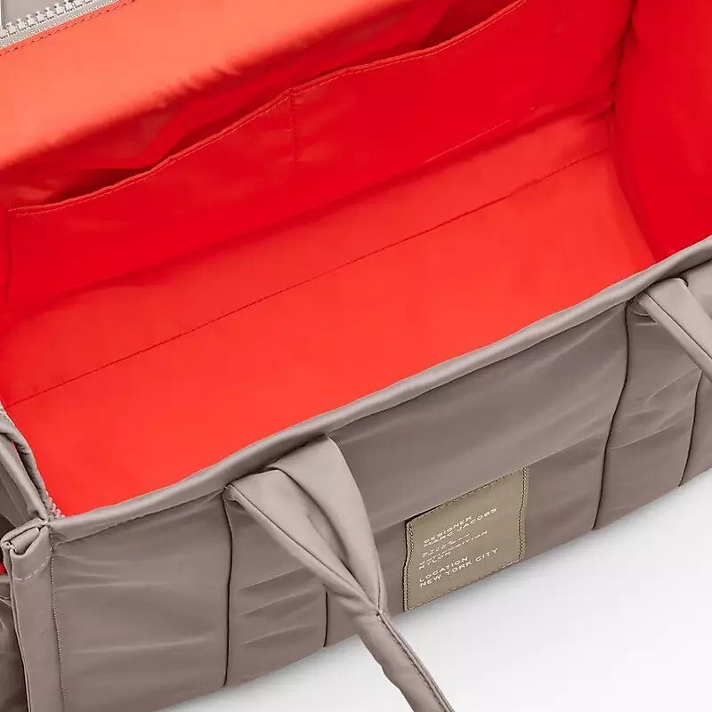 Велика дута сумка Marc Jacobs Puffy Nylon Tote у кольорі Cement