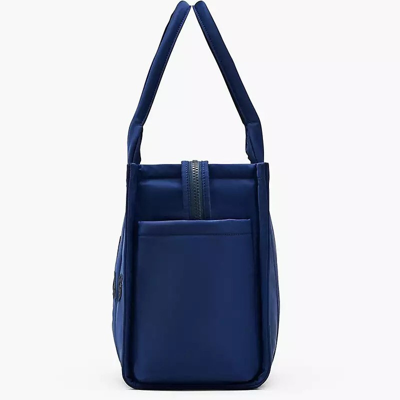 Велика дута сумка Marc Jacobs The Puffy Nylon Tote Bag у кольорі Blue Sea