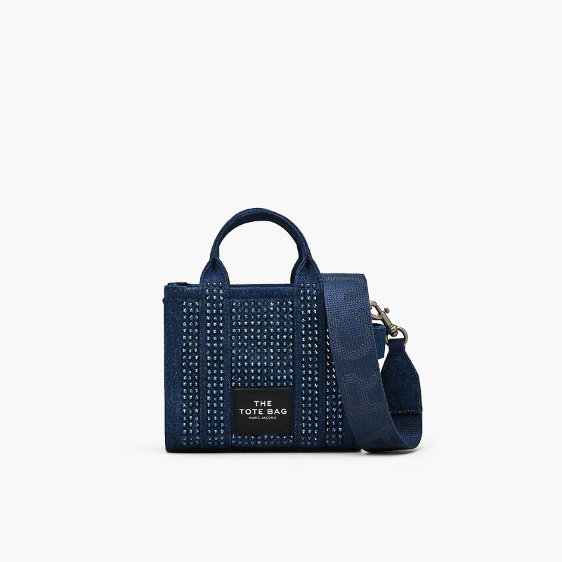 Marc Jacobs The Crystal Denim Crossbody Tote Bag