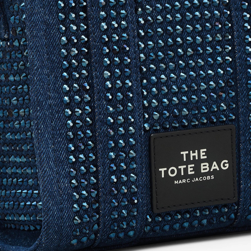 Marc Jacobs The Crystal Denim Crossbody Tote Bag