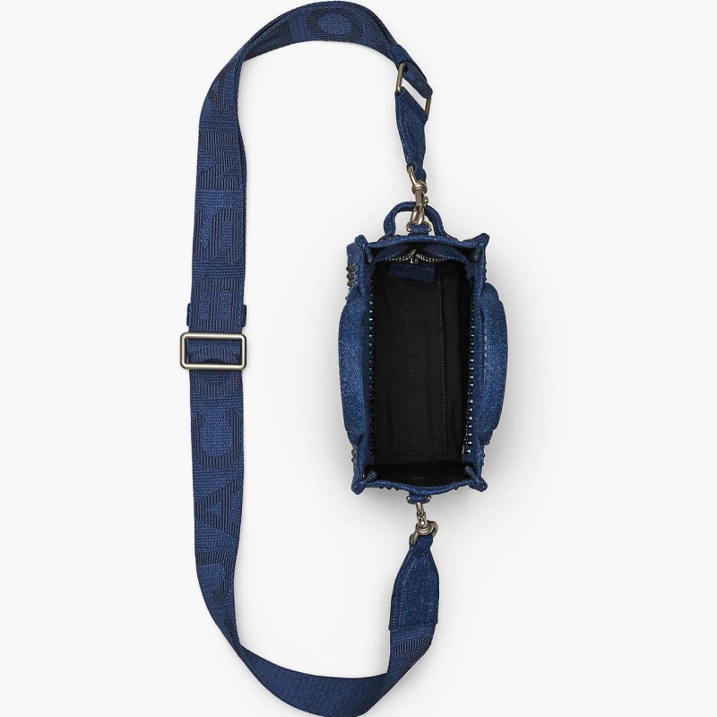Marc Jacobs The Crystal Denim Crossbody Tote Bag