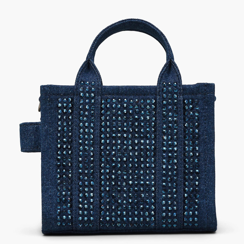 Marc Jacobs The Crystal Denim Crossbody Tote Bag